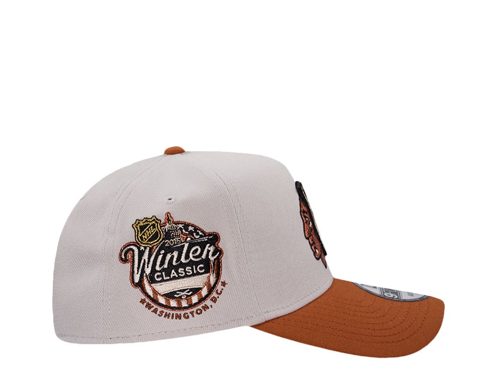 New Era Chicago Blackhawk Winter Classic 2025 Chrome Two Tone Edition 9Forty A Frame Snapback Casquette