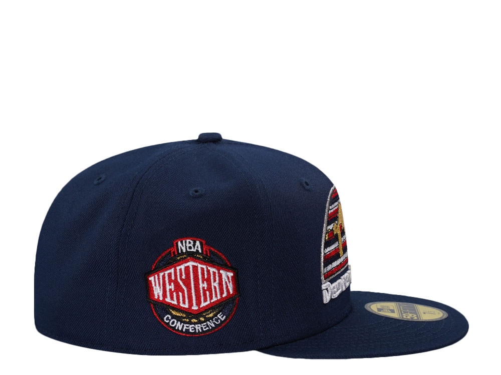 New Era Denver Nuggets Western Conference Navy Prime Edition 59Fifty Fitted Casquette
