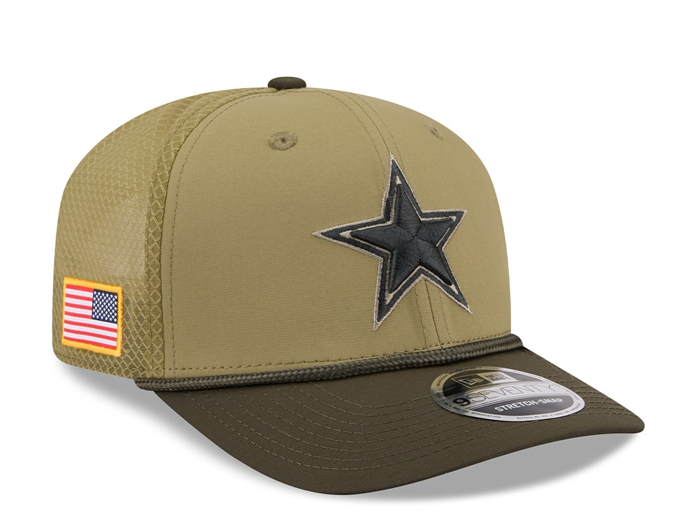 New Era Dallas Cowboys Salute To Service 2025 9Seventy Snapback Casquette