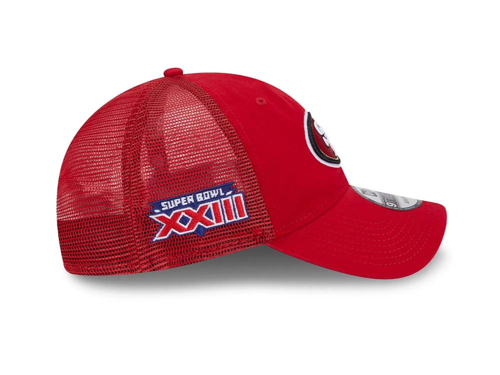 New Era San Francisco 49ers Super Bowl XXIII Trucker Edition 9Twenty Snapback Casquette
