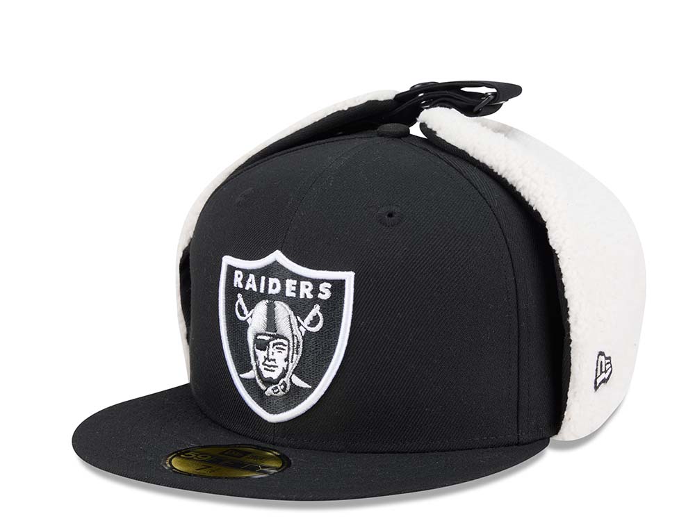 New Era Las Vegas Raiders Classic Black 59Fifty Dogear Fitted Casquette