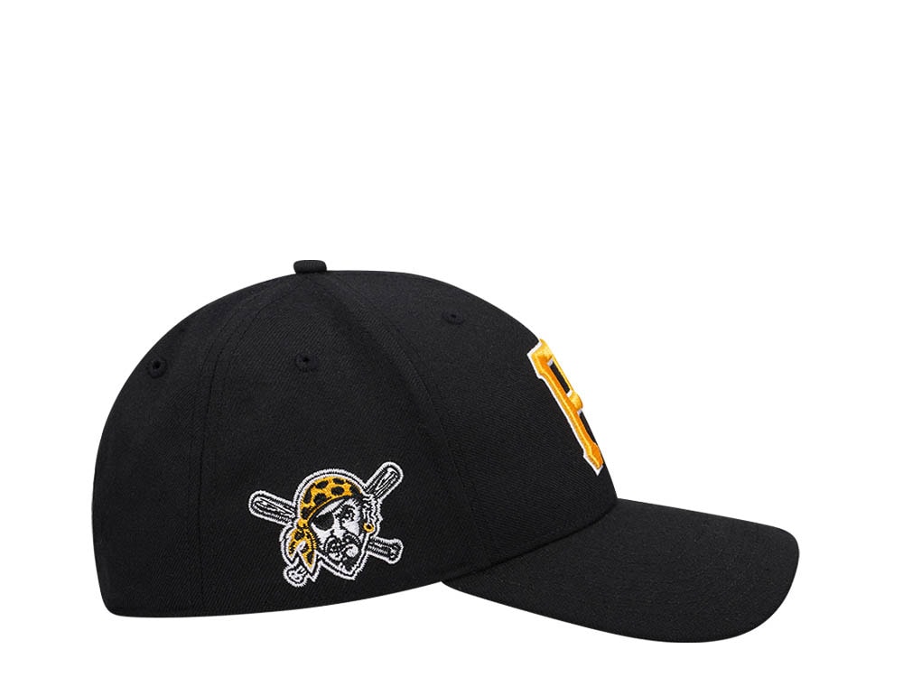 47Brand Pittsburgh Pirates Black Sure Shot MVP Snapback Casquette