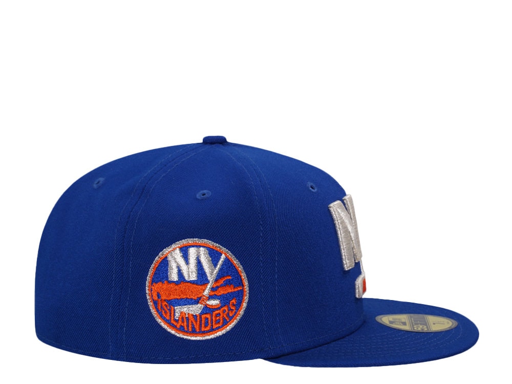 New Era New York Islanders Royal Metallic Prime Edition 59Fifty Fitted Casquette