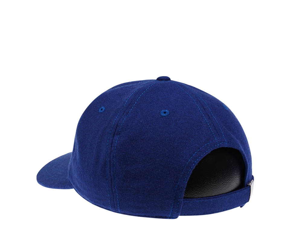 American Needle Winnipeg Jets Blue Curved Archive Wool Strapback Casquette