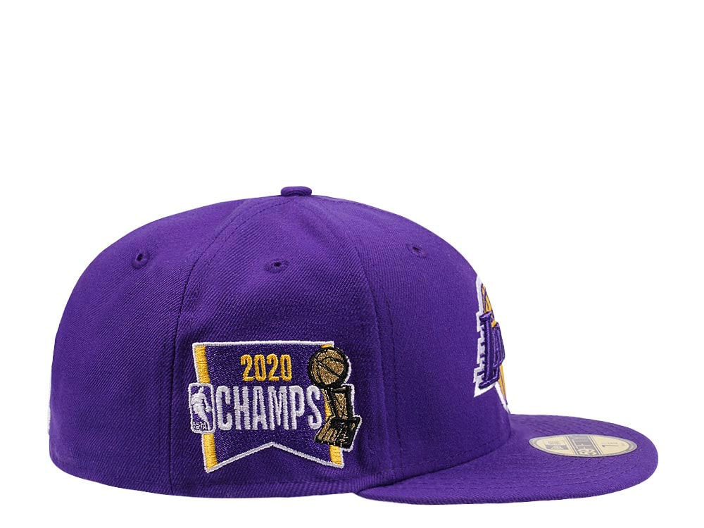 New Era Los Angeles Lakers Champions 2020 Purple and Pink Edition 59Fifty Fitted Casquette