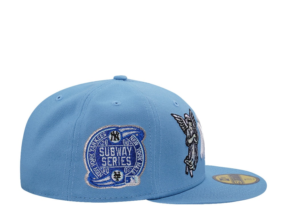 New Era New York Yankees Subway Series Angel Sky Blue Prime Edition 59Fifty Fitted Casquette