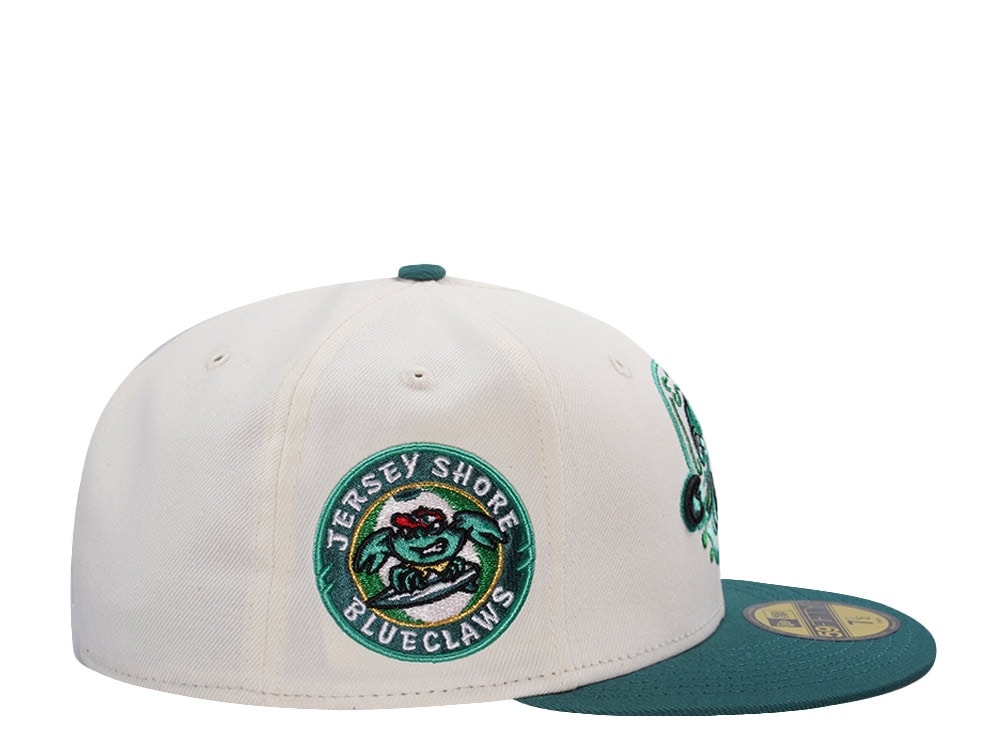 New Era Lakewood Blueclaws Copa Metallic Chrome Two Tone Edition 59Fifty Fitted Casquette