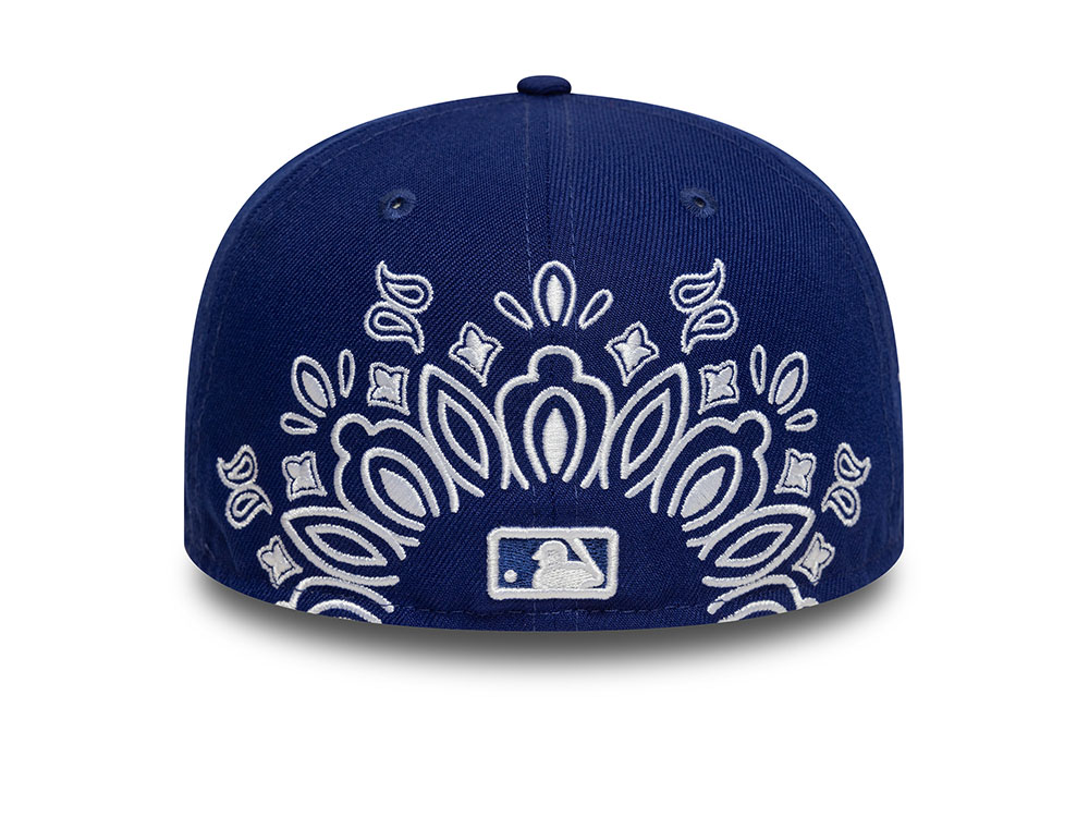 New Era Los Angeles Dodgers Blue Paisley Edition 59Fifty Fitted Casquette
