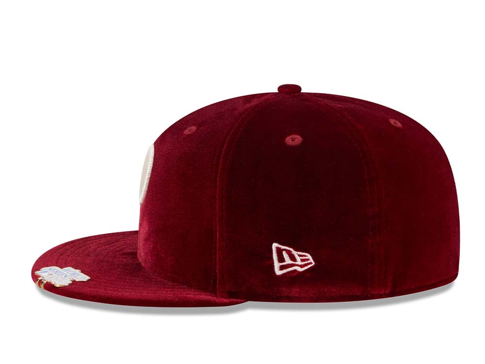 New Era Philadelphia Phillies World Series 1980 Velvet 59Fifty Fitted Casquette