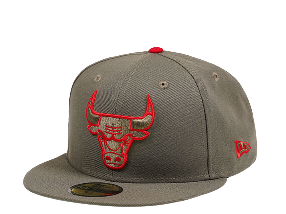 New Era Chicago Bulls Hot and Spicy Olive Edition 59Fifty Fitted Casquette