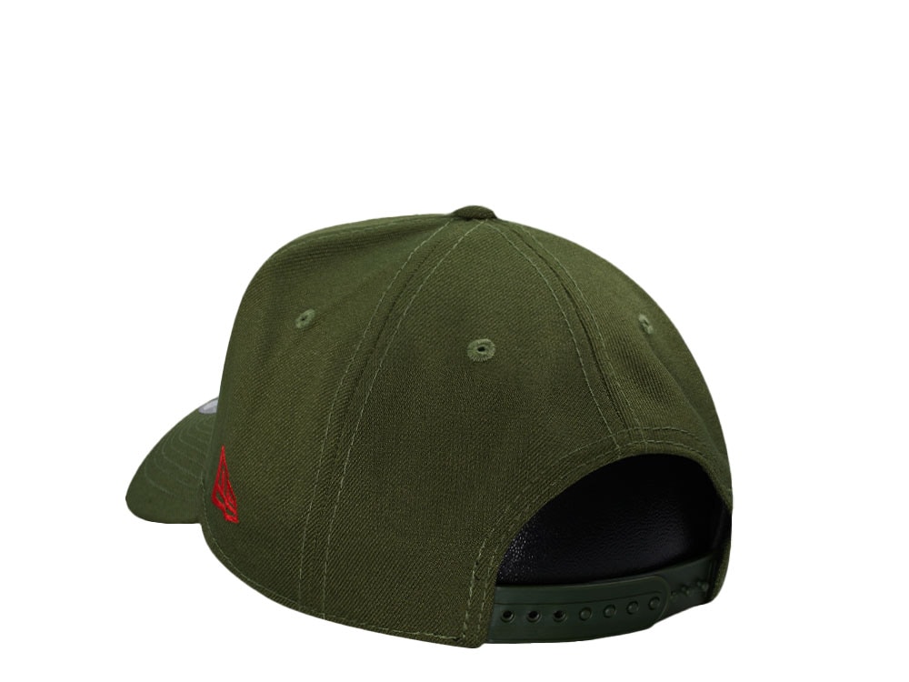 New Era Anaheim Ducks 30th Anniversary Horror Pack Rifle Green Edition 9Forty A Frame Snapback Casquette