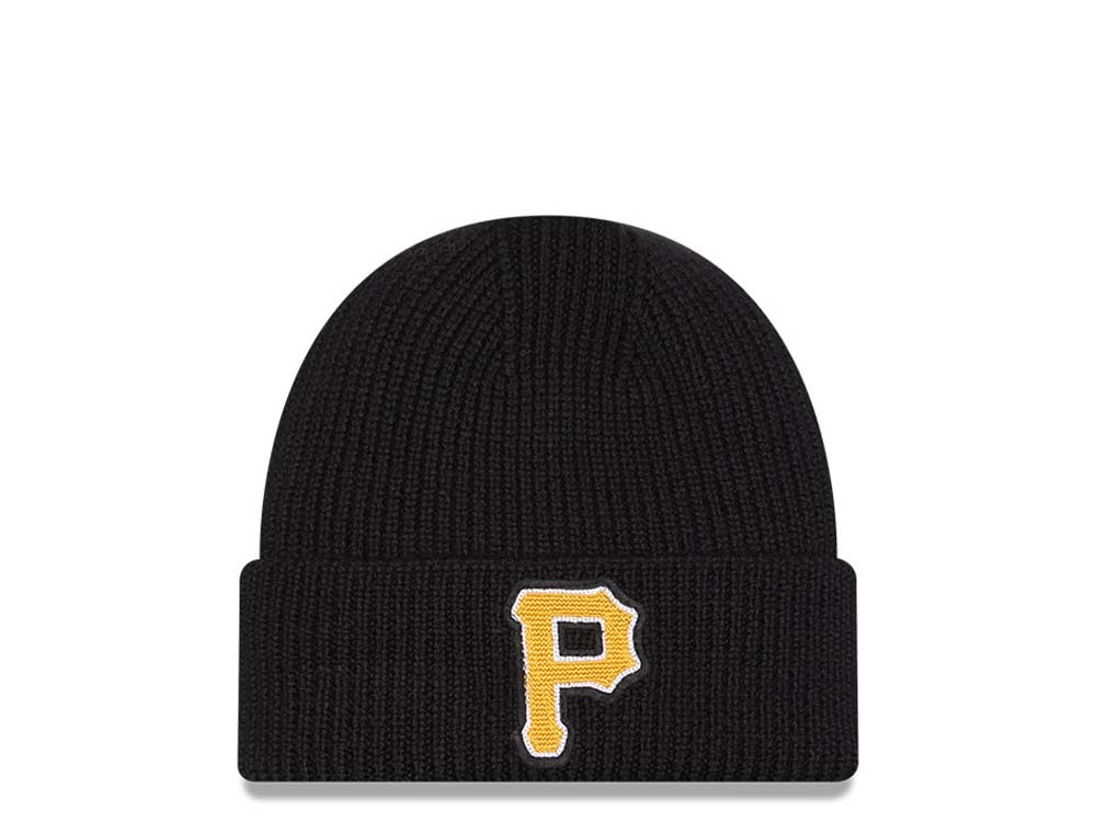 New Era Pittsburgh Pirates Skull Knit Black Chapeaux