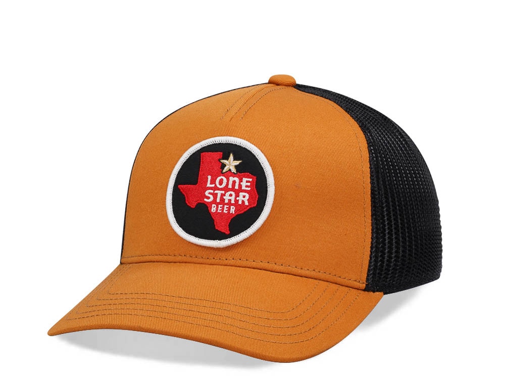 American Needle Lone Star Twill Valin Patch Trucker Snapback Casquette