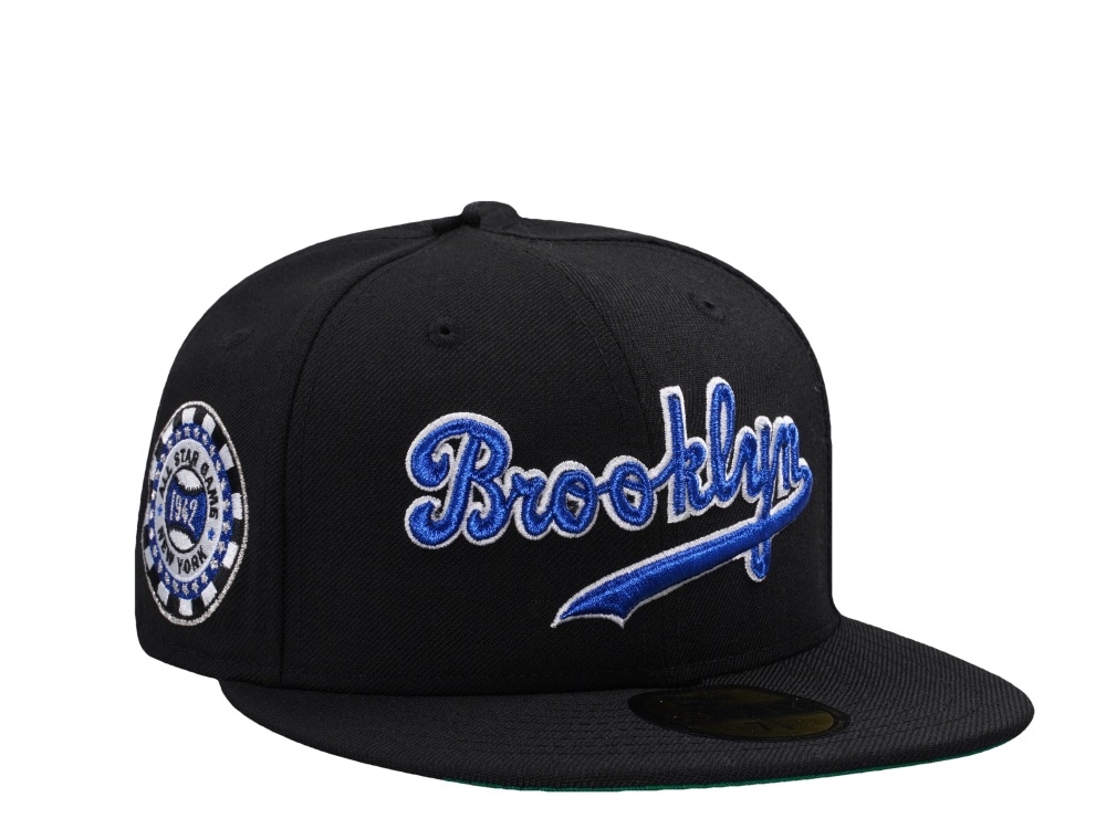 New Era Brooklyn Dodgers All Star Game 1942 Wool Black Throwback Edition 59Fifty Fitted Casquette