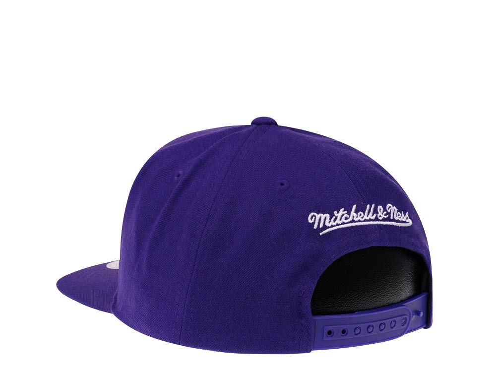 Mitchell & Ness Utah Jazz Hardwood Classics Purple Snapback Casquette