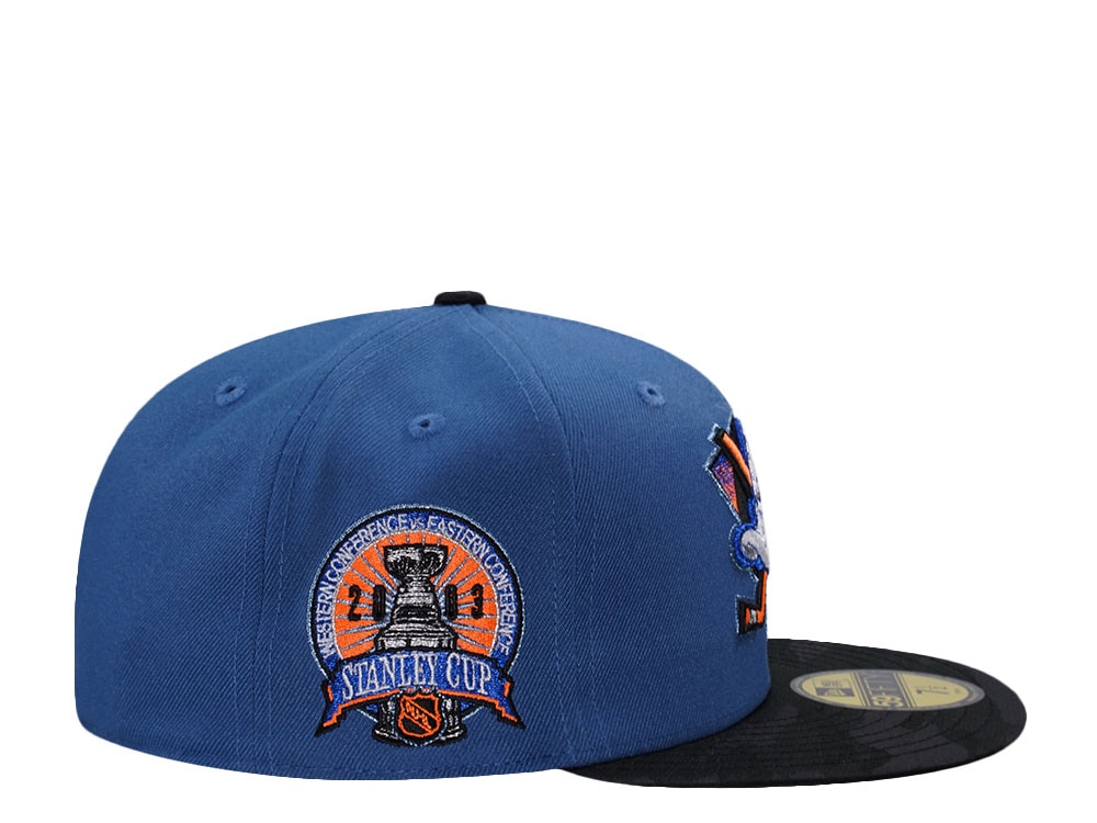 New Era Anaheim Ducks Stanley Cup 2003 Indigo Blue Two Tone Edition 59Fifty Fitted Casquette