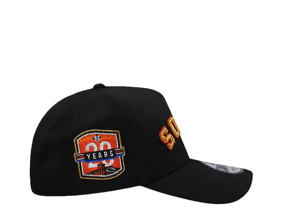 New Era Houston Astros 20th Anniversary Metallic Prime Edition 9Forty A Frame Snapback Casquette