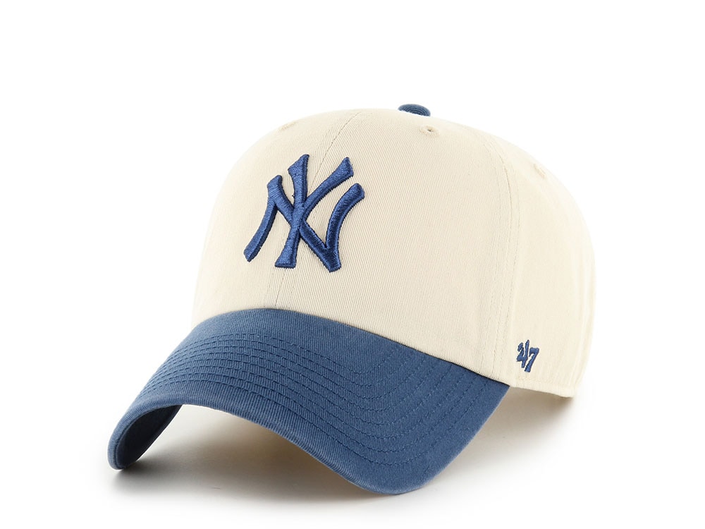 47Brand New York Yankees Natural Two Tone Edition Clean Up Strapback Casquette