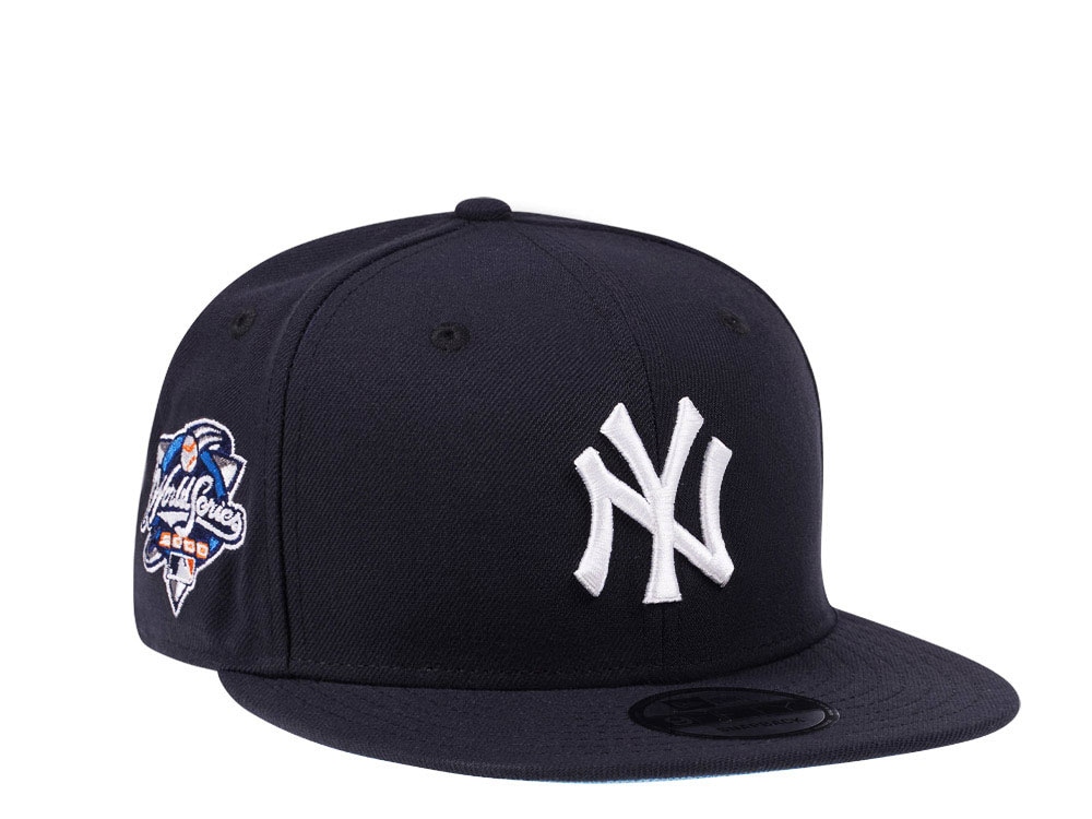 New Era New York Yankees World Series 2000 Glacier Blue Edition 9Fifty Snapback Casquette