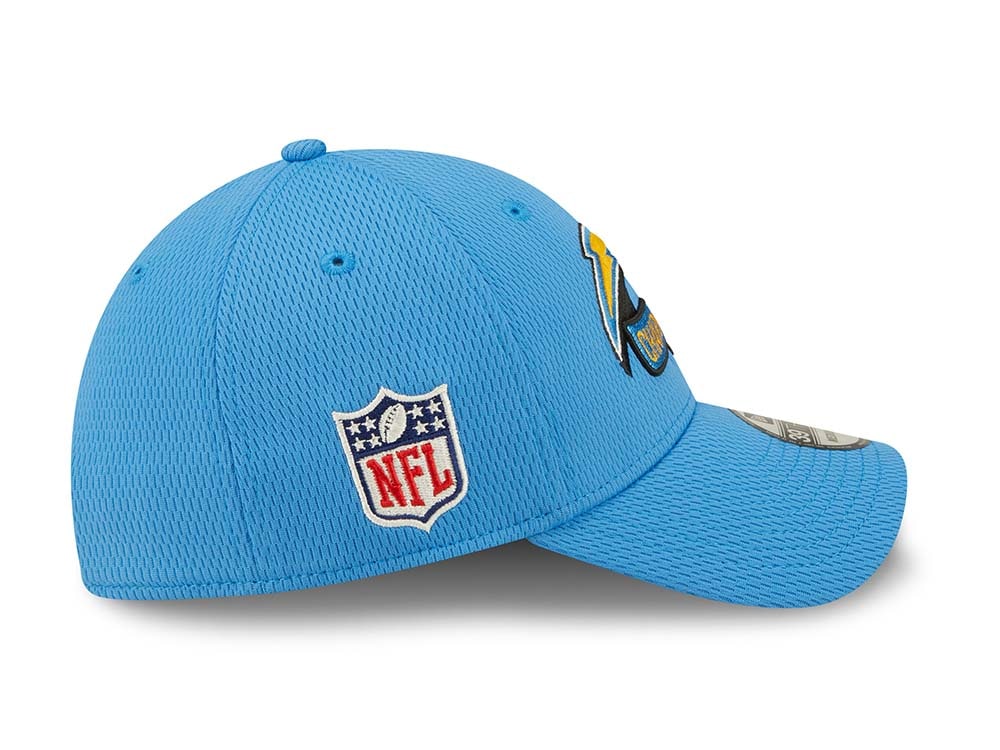 New Era Los Angeles Chargers Light Blue Coach NFL Sideline 2022 39Thirty Stretch Casquette