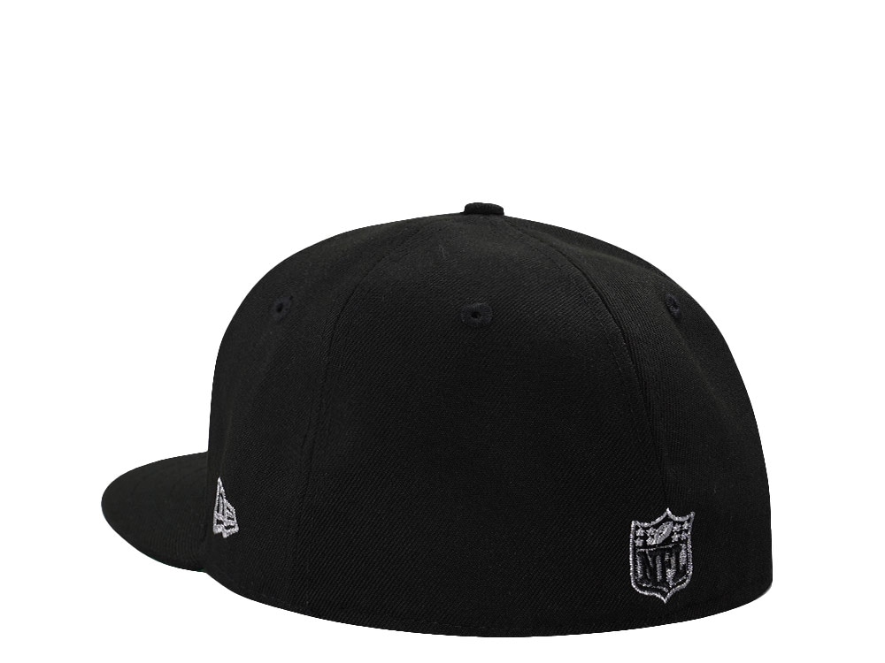 New Era Las Vegas Raiders Script Metallic Black Prime Edition 59Fifty Fitted Casquette
