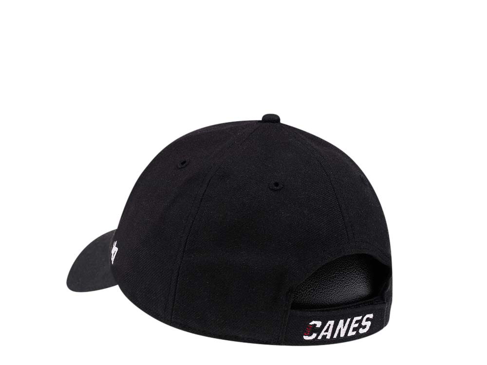 47Brand Carolina Hurricanes Classic Black Strapback Casquette