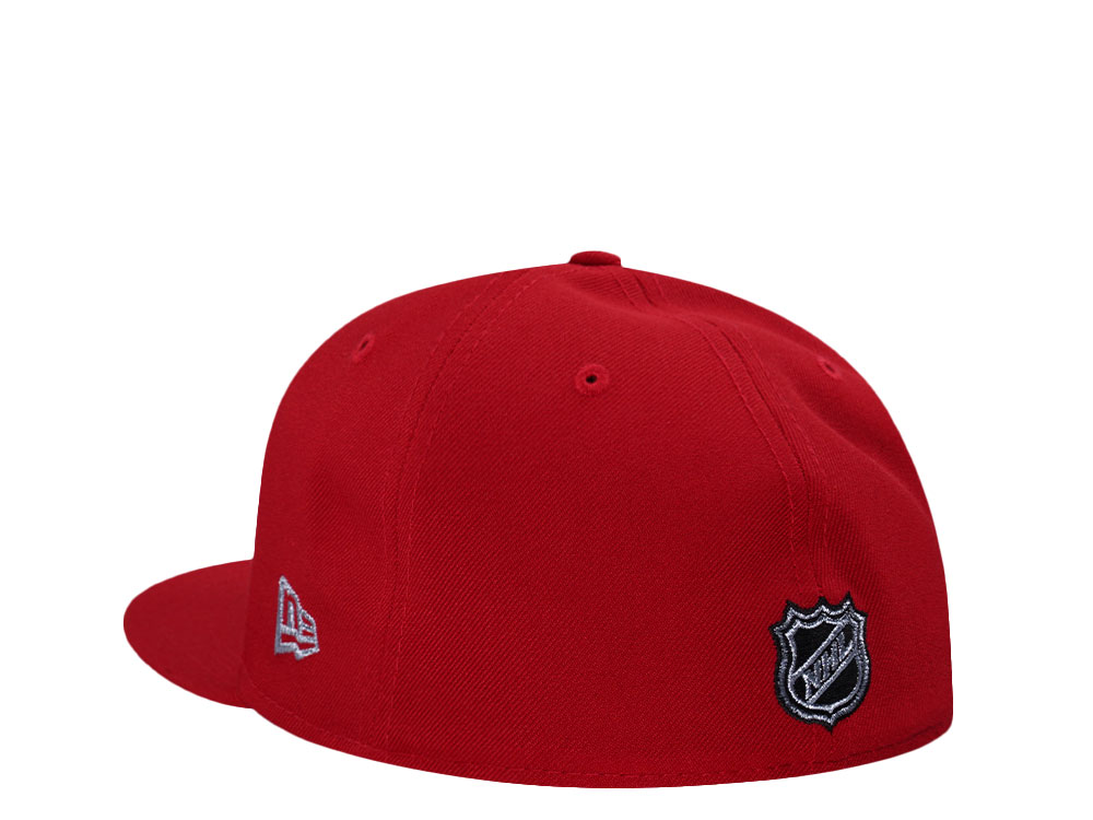 New Era Chicago Blackhawks Stanley Cup 2010 Scarlet Metallic Edition 59Fifty Fitted Casquette