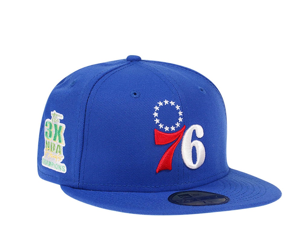 New Era Philadelphia 76ers Citruspop Patch The 3x NBA Finals Champions 59fifty Fitted Casquette