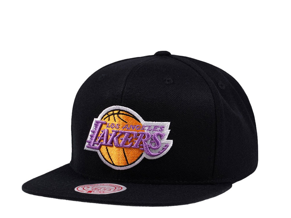 Mitchell & Ness Los Angeles Lakers Wool Solid Snapback Casquette