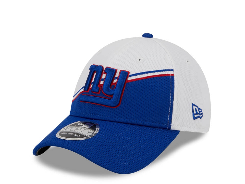 New Era New York Giants NFL Sideline 2023 Blue White  9Forty Snapback Casquette
