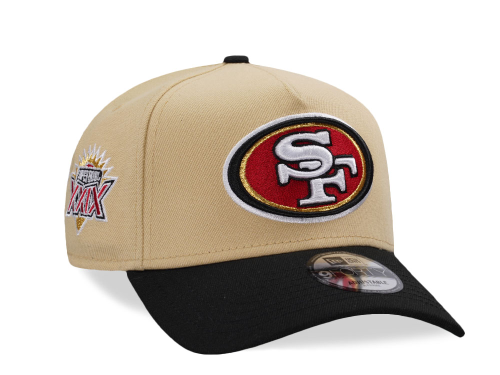 New Era San Francisco 49ers Super Bowl XXIX Gold Two Tone Edition 9Forty A Frame Snapback Casquette