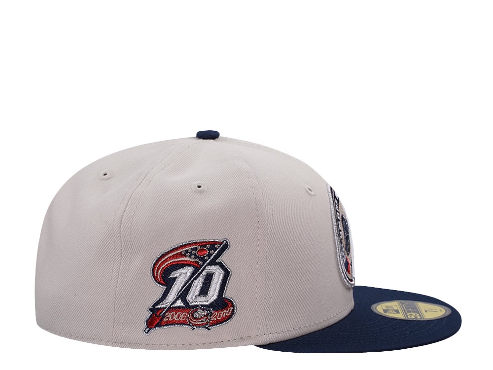 New Era Columbus Blue Jackets 10th Anniversary Stone Two Tone Edition 59Fifty Fitted Casquette