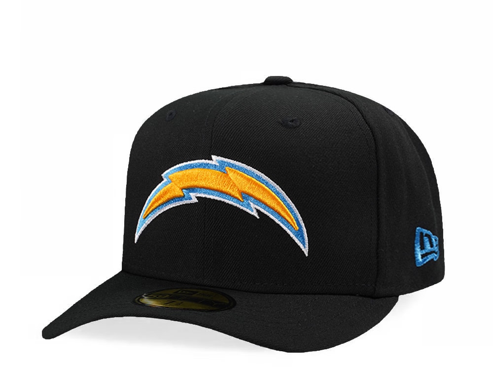 New Era Los Angeles Chargers Black Classic Edition Pre Curved 59Fifty Fitted Casquette