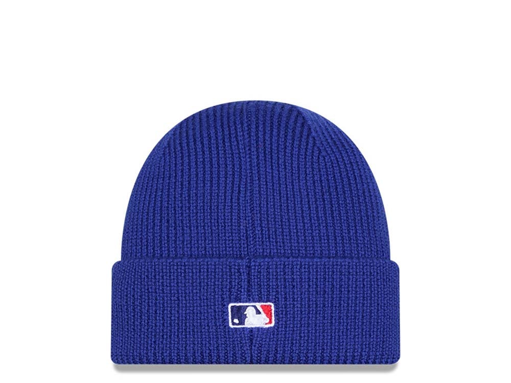 New Era Los Angeles Dodgers Skull Knit Blue Chapeaux
