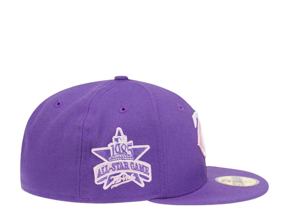 New Era Minnesota Twins All Star Game 1985 Purple Pink Edition 59Fifty Fitted Casquette