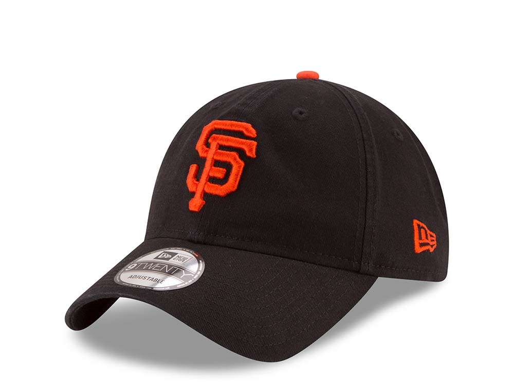 New Era San Francisco Giants Black Core Classic 9Twenty Strapback Casquette
