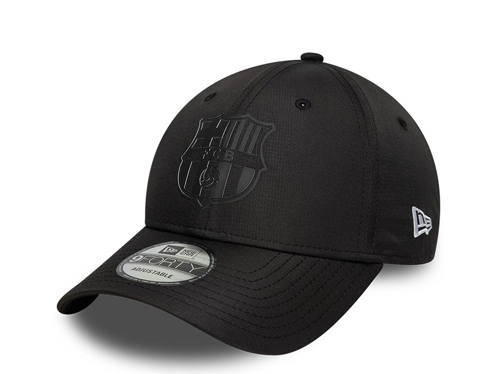 New Era Barcelona Black Ripstop Fc 9Forty Strapback Casquette
