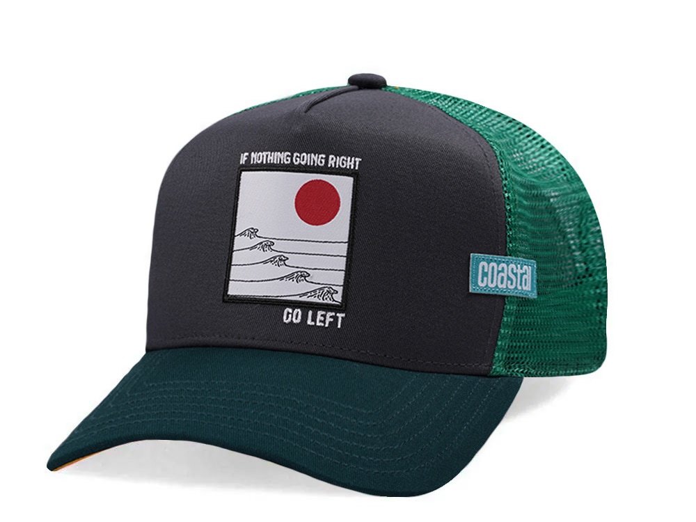 Djinns HFT Go Left Charcoal Coastal Edition Trucker Snapback Casquette