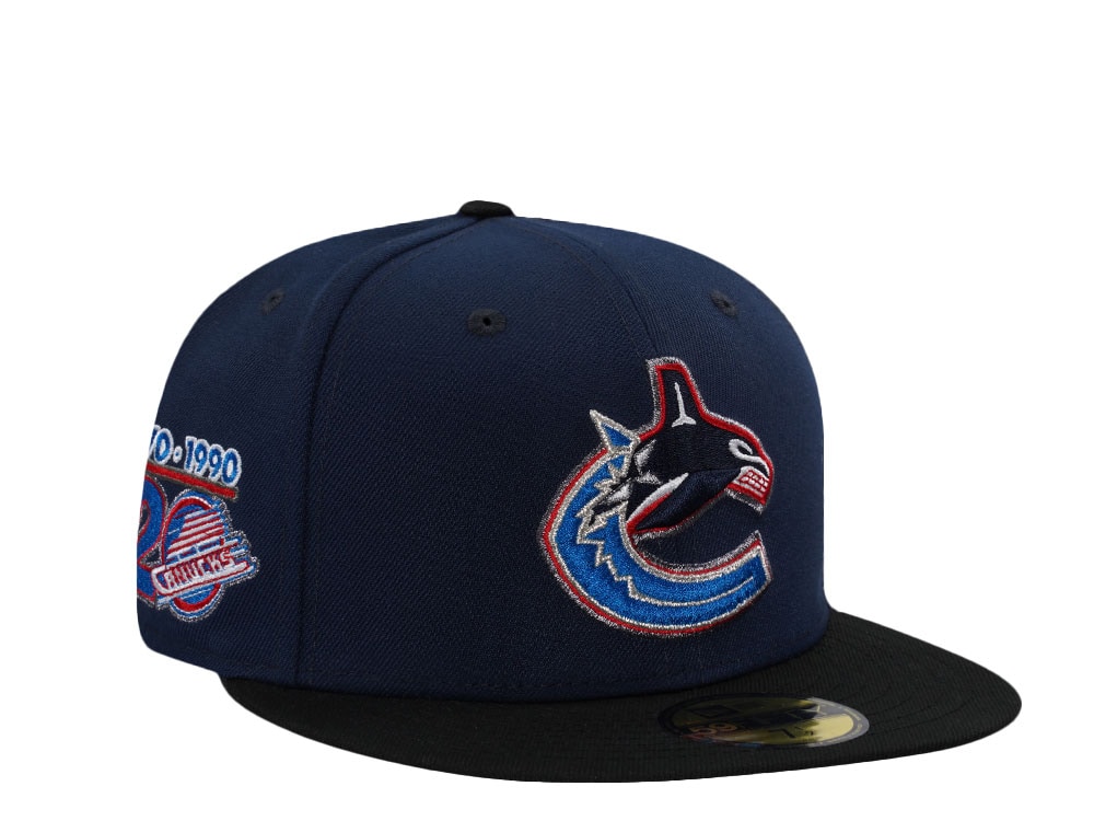 New Era Vancouver Canucks 20th Anniversary Navy Two Tone Edition 59Fifty Fitted Casquette