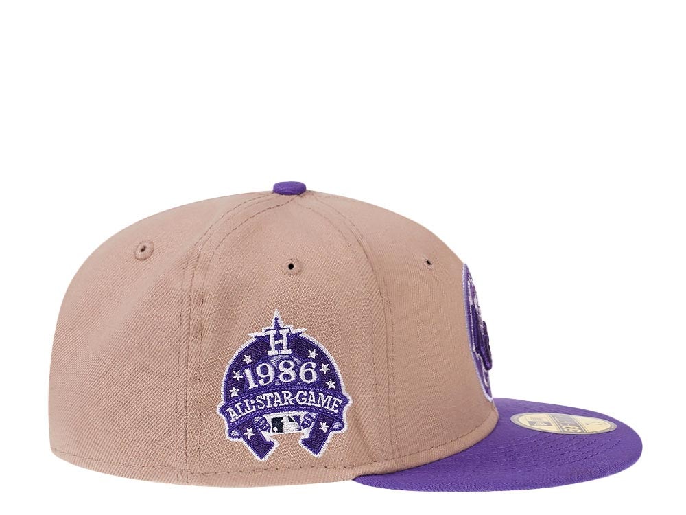 New Era Houston Astros All Star Game 1986 Fresh Purple Two Tone Prime Edition 59Fifty Fitted Casquette