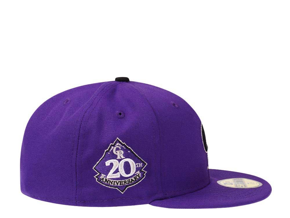 New Era Colorado Rockies 20th Anniversary Purple Edition 59Fifty Fitted Casquette