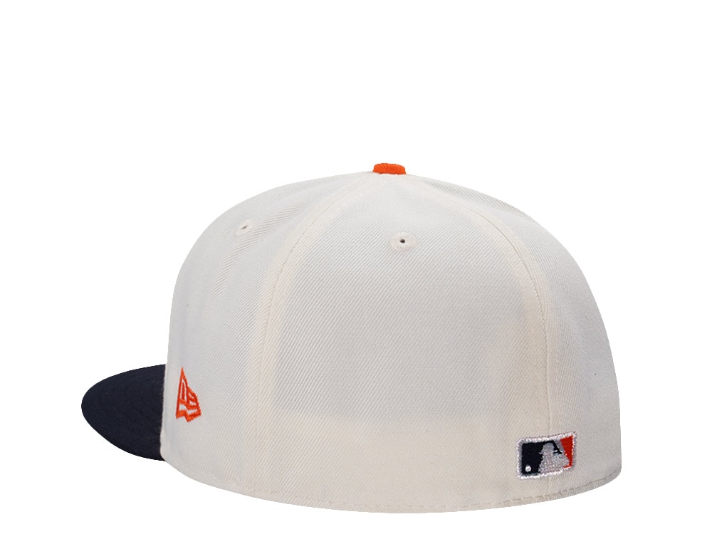 New Era Detroit Tigers 125th Anniversary Tiger Chrome Two Tone Edition 59Fifty Fitted Casquette