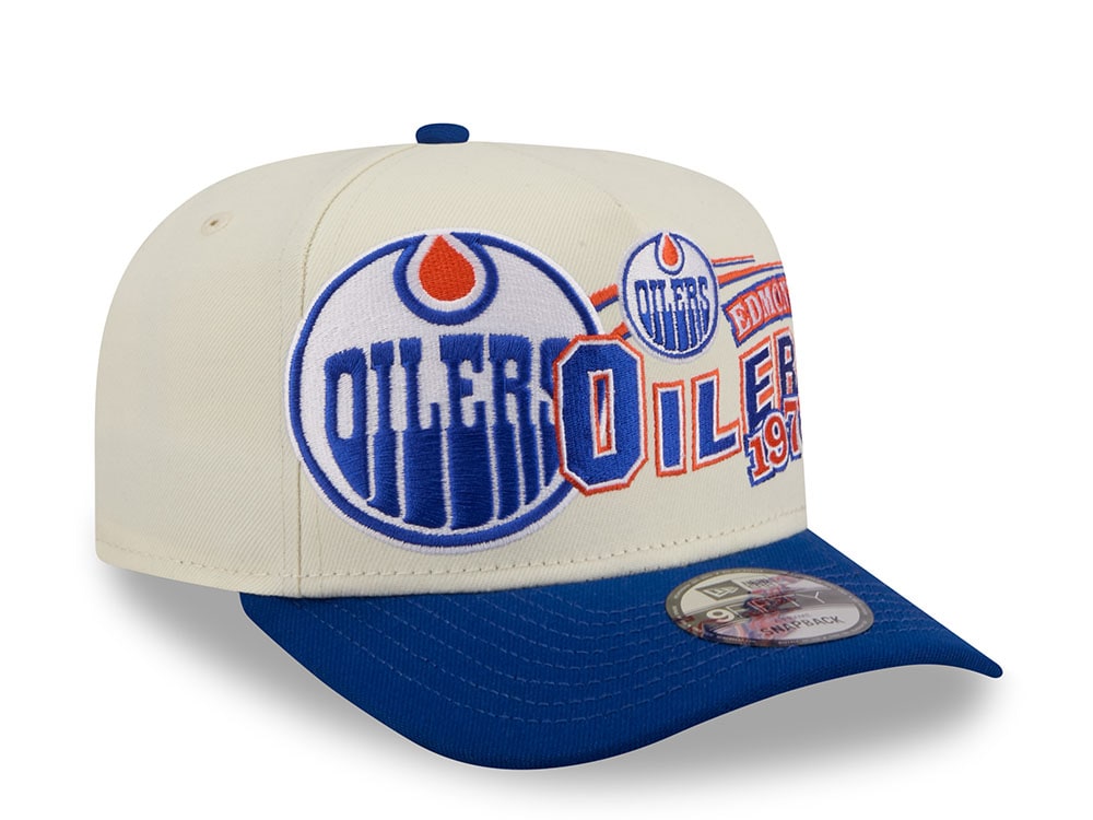 New Era Edmonton Oilers Classic Logo Two Tone Edition 9Fifty A Frame Snapback Casquette