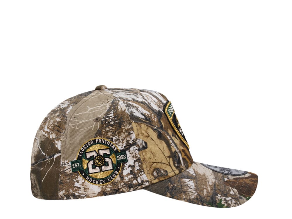 New Era Florida Panthers 25th Anniversary Realtree Prime Edition 9Forty A Frame Snapback Casquette