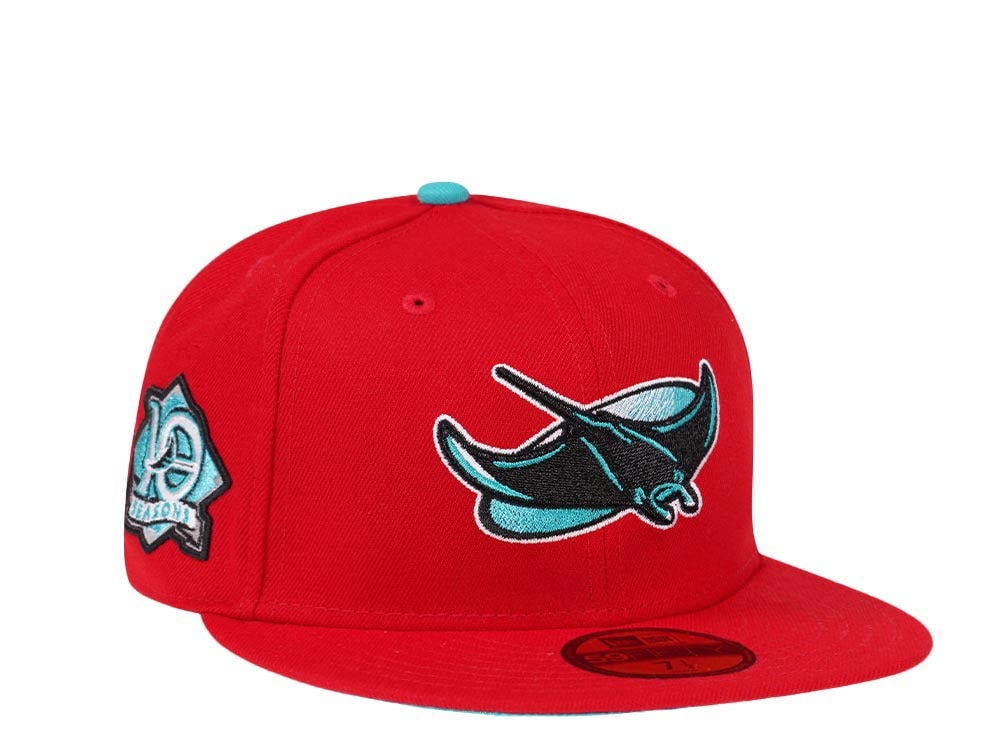 New Era Tampa Bay Rays 10th Anniversary Metallic Color Flash Edition 59Fifty Fitted Casquette
