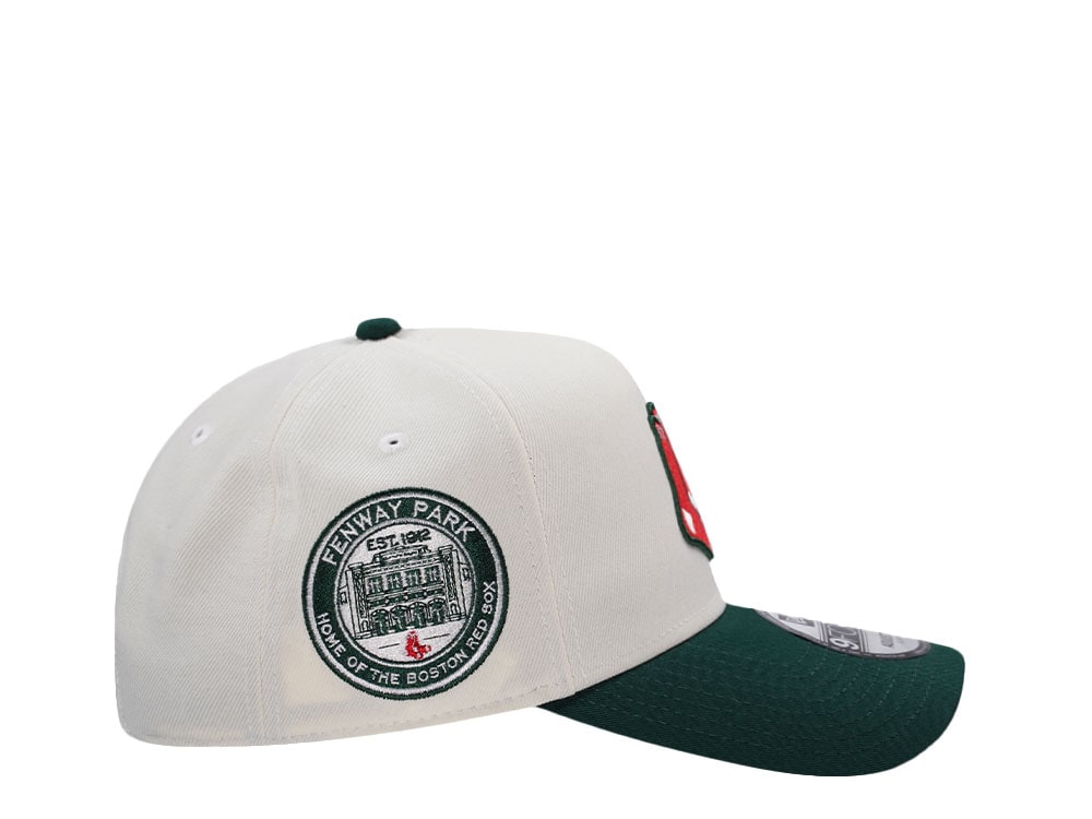 New Era Boston Red Sox Fenway Park Chrome Two Tone Edition 9Forty A Frame Snapback Casquette