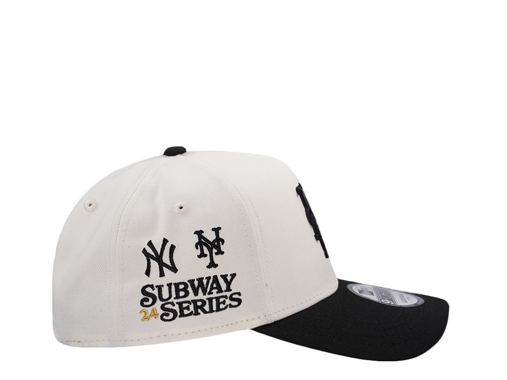 New Era New York Mets Subway Series Chrome Two Tone Edition 9Forty A Frame Snapback Casquette