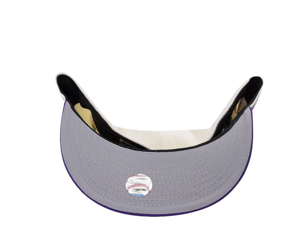New Era Colorado Rockies 25th Anniversary Bricks Chrome Two Tone Edition 59Fifty Fitted Casquette