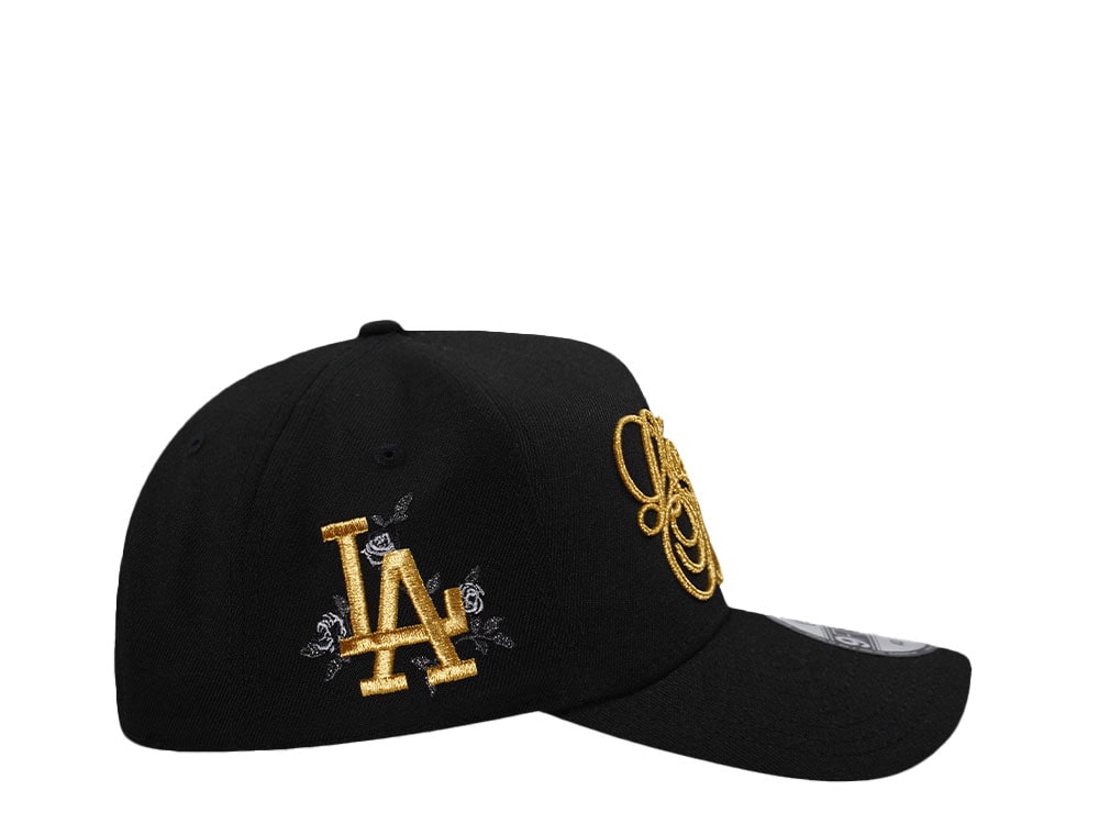 New Era Los Angeles Dodgers Black Gold Prime Edition 9Forty A Frame Snapback Casquette