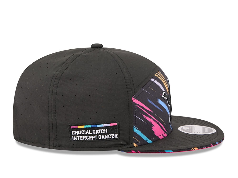 New Era Detroit Lions Crucial Catch 2026 Black Edition 9Fifty Split Panel Snapback Casquette